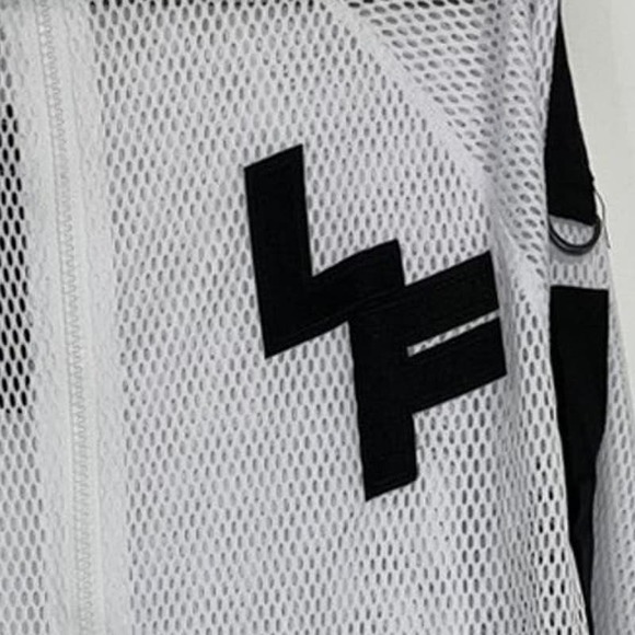LF THE BRAND WHITE MESH WITH BLACK LOGO ON FRONT VINTAGE LOOK SMALL - Picture 3 of 5